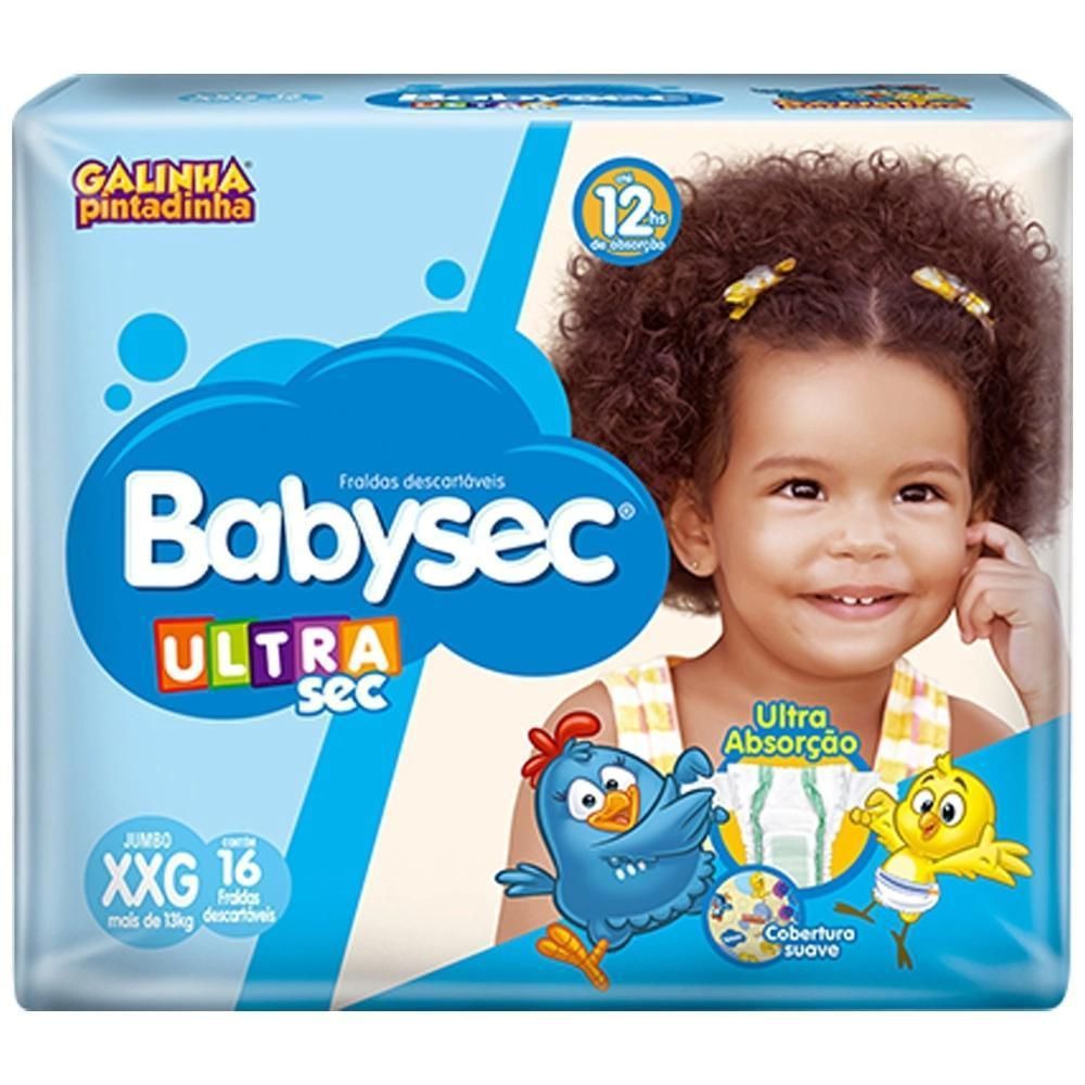 Fralda 16 Unidades XXG Pampers Proteção 12h