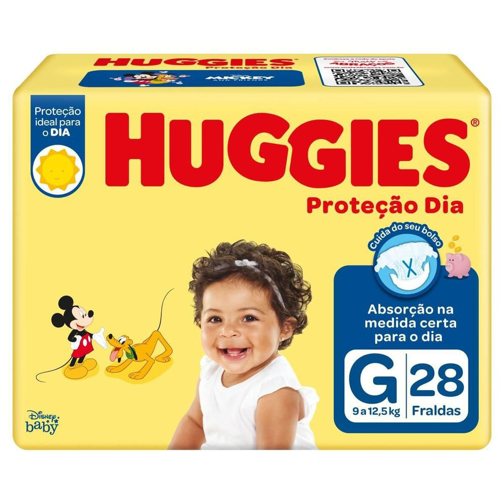 Fralda Descartável Huggies Proteção Dia G 28un