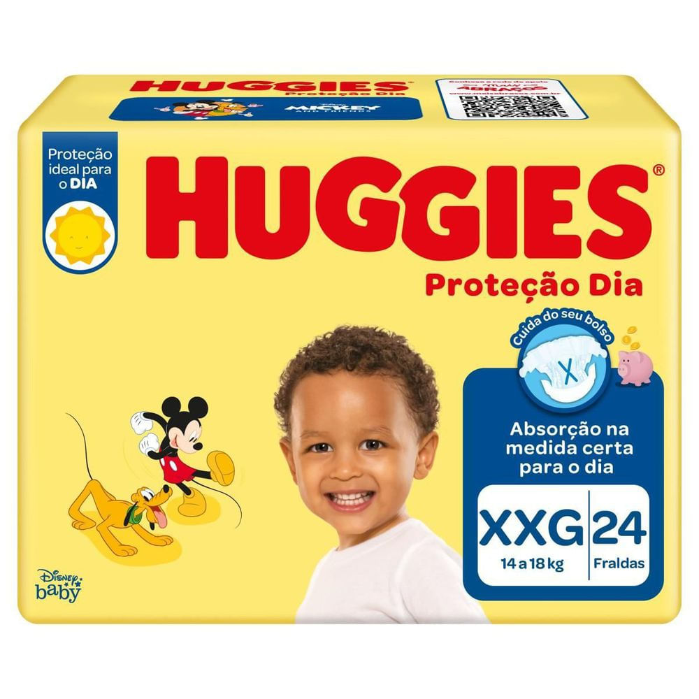 Fralda Descartável Diurna Huggies Proteção Dia 24un XXG