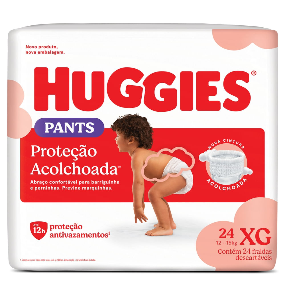 Fralda Descartável Hipoalergênica Huggies Roupinha Supreme Care 24un XG